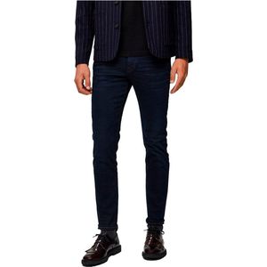 Selected Slim Leon 6155 Super Stretch Jeans Blauw 28 / 32 Man