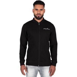 GRANADA FULL ZIP SWEATSHIRT - BLACK XS