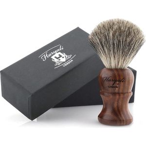 Haryali London - Scheerkwast - Houten Handvat - Duurzaam - Milieuvriendelijk