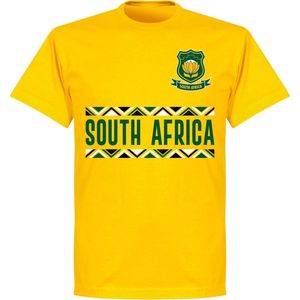 Zuid Afrika Rugby Team T-Shirt - Geel  - XXXL