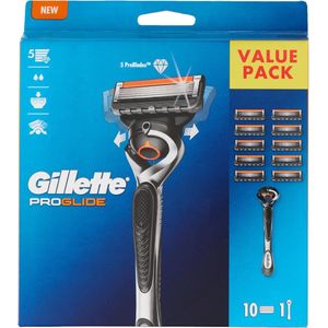 Scheersysteem Voor Mannen Met 10 Navulmesjes - Comfortabele En Nauwkeurige Scheerbeurt