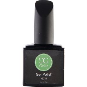 Gelzz Gellak - Gel Nagellak - kleur Gelato Pistacchio G211 - Groen - Dekkende kleur - 10ml - Vegan