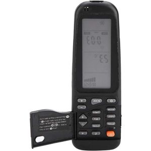 Allecto plus - Universele airco afstandsbediening zwart | 25-in-1 vervanging | Bereik 8m