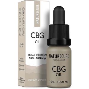 Nature Cure CBG-olie 10% - 1000 mg- Broad Spectrum  10 ml