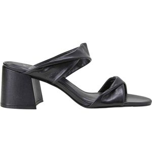 Mangará Dames sandalen Xaxim Geitenleer - 6,5cm blokhak - Zwart - Maat 37