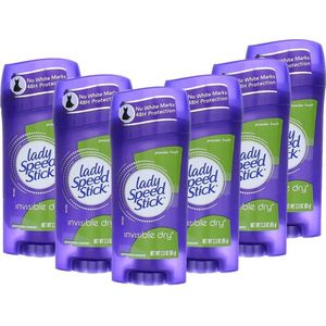 Lady Speed Stick Powder Fresh - 6 x 65 gram - Voordeelverpakking - Deodorant - Invisible Dry