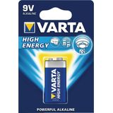 Varta Batterij - Blok E - High Energy Alkaline - 9 Volt