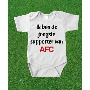 Rompertje jongste supporter van AFC