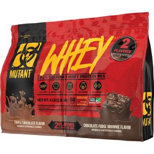 Mutant Whey - Dual Chamber Bag (4lbs) Triple Chocolate / Fudge Brownie