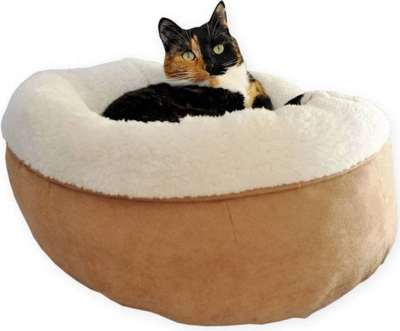 All For Paws Donut Bed Kattenmand Biedt warmte en comfort voor