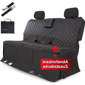 Hondendeken voor de achterbank (met extra deken tas en veiligheidsgordel) – waterafstotende autodeken & antislip stoelhoes met zijbescherming.
