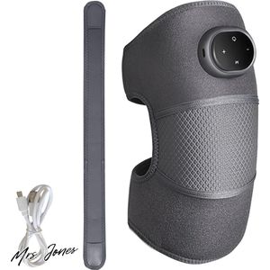 Mrs. Jones Verwarmd Kniemassageapparaat Schoudersteun Pijnverlichting Elleboogbrace 5 Verwarmingsstanden RequestOptionsVibratiemodi .