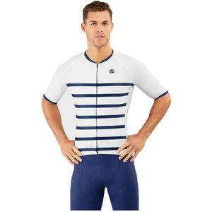 Siroko M2 Nevada Korte Mouw Wielertrui Wit XS Man