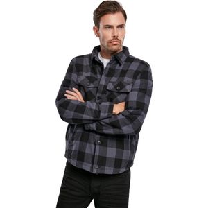 Populair - Nieuw - Heren - Mannen - Streetwear - Urban - Modern - Lumberjacket zwart-grijs