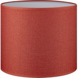 Home Sweet Home Lampenkap Canvas cilinder - van stof - rood - Moderne stoffen Lampenkap - 20/20/17cm - E27 lamphouder - voor wandlamp, tafellamp en hanglamp - RoHS getest