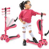 Hurtle - ScootKid - Kinderstep - Multi-Color - 3-Wiel - Verstelbaar Stuur