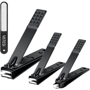 VATESI Nagelknipper Set met Nagelvijl - Teennagelknipper - Geschikt voor Dikke Nagels & Kalknagels - Nageltang - Pedicure Set - Manicure Set