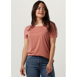 MSCH Copenhagen Fenya Modal Tee Tops & T-shirts Dames - Shirt - Perzik - Maat M/L