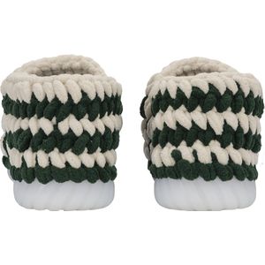 Uzurii - Criss Cross - Slippers - Groen - Hoogwaardig Materiaal