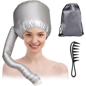 Zeynomax - Droogkap met diffuser voor krullen en motorkap föhnopzetstuk voor snel drogen en haarstyling - inclusief kam en opbergtas