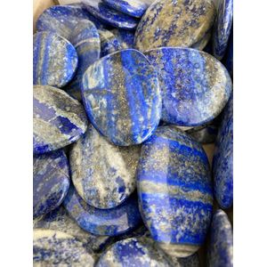 Edelsteen - prachtige Lapis Lazuli  (zaksteen - knuffelsteen - zorgensteen)