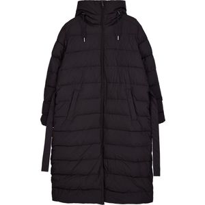Makia - Freja - Pufferjas - Zwart - Lange Jas - Vrouw