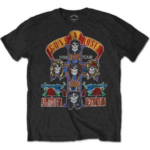 Guns N' Roses - NJ Summer Jam 1988 Heren T-shirt - S - Zwart