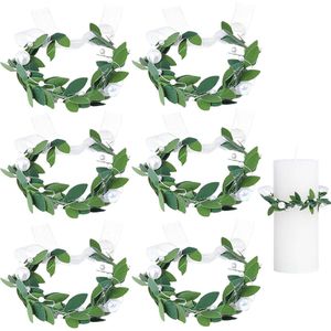 6 drip protection voor communiecandles - lekvrij - rokken voor communiecandles - doopcandles - trouwcandles