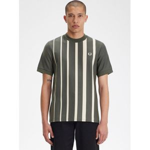 Fred Perry Gradient stripe t-shirt - field green