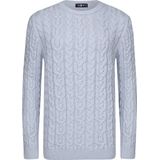 Jimmy Sanders - Ronde Hals Trui - Heren - Babyblauw