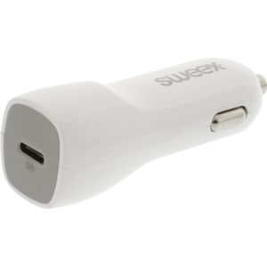 Sweex USB-C autolader - 3A / wit