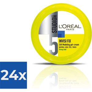 L'Oréal Paris Studio Line Invisi Fix 24H Modeling Gel - 150 ml - Strong Hold - Voordeelverpakking 24 stuks