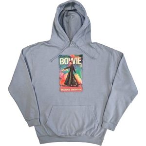 David Bowie - Moonage 11 Fade Hoodie/trui - S - Blauw