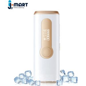 J-Mart Laser Ontharingsapparaat - Ontharingsapparaten Man en Vrouw - Incl. Scheermesje & Beschermbril - Ice-Cooling Systeem