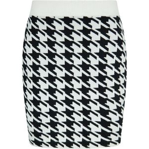 myMo - ROCKS - Kokerrok - Zwart/Wit - Kort/Mini