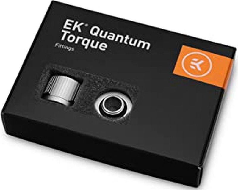 EKWB - EK-Quantum Torque STC 12/16 - Aansluitingen voor Waterkoeling - Zilver - 6-pack