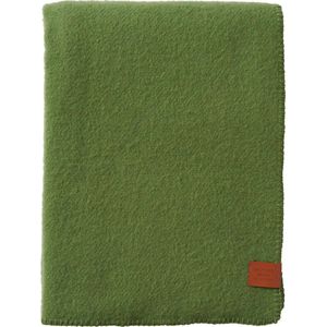 Klippan eco wollen plaid - Mono- groen- 130x180cm