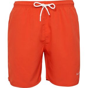 Zwemshort La V effen kleur Oranje 140-146