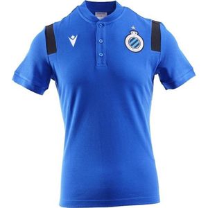 Polo Blauw Macron volw.