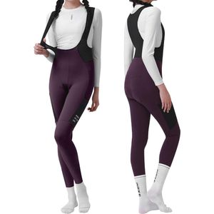 Dames Bib Fietsbroek - Lange Thermische Winterbroek voor Comfortabel Fietsen