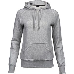 Tee Jays Dames/dames Raglan Hooded Sweatshirt (Heide Grijs)