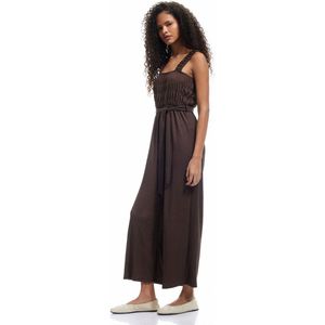 Vierkante kraag Recht Jumpsuit