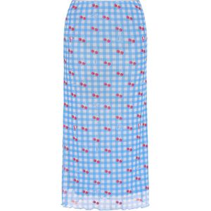 myMo - Rok - Kersenprint en Ruitjesprint - Midirok