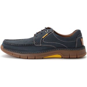 camel active Bootschoenen van nubuckleer - Maat menswear-43 - Donkerblauw