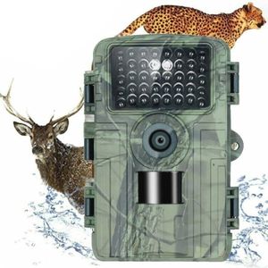 Wildcamera met 32 MP en 1080P - Nachtzicht en waterdicht voor natuur- en vogelobservatie