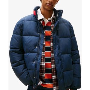 Tommy Jeans Winterjas  navy / rood / wit