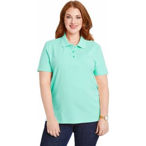 Gebreid katoenen polo hals T-shirt