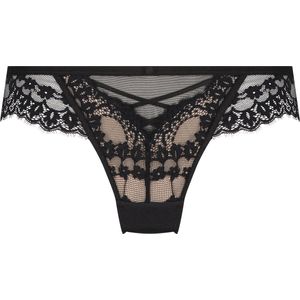 Hunkemöller Daisy string r Dames Onderbroek - Zwart - Maat S