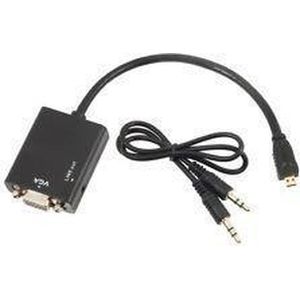 EverTech Micro HDMI to VGA Converter with Audio (1080P)