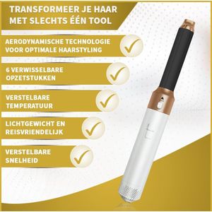 Multistyler - Krulborstel - Hairwrap - Föhnborstel - Hairstyler - Haarstyler - Wafeltang - Stijlborstel